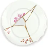 Блюдо сервировочное Seletti Patera Kintsugi 1, круглое, фарфор, 21 см — фото 2
