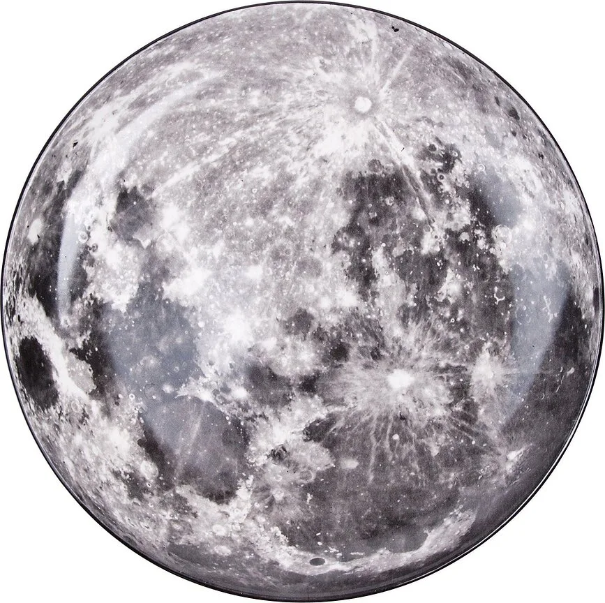 Блюдо сервировочное Seletti Talerz Cosmic, круглое, фарфор, 30 см, разноцветное