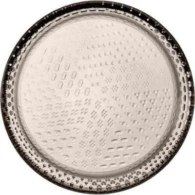 Тарелка обеденная Iittala Tundra, стекло, 15,4 см, коричневая