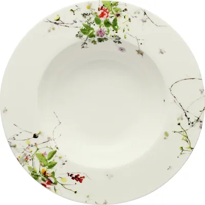Тарелка глубокая Rosenthal Brillance Tajemniczy Ogr d, костяной фарфор, 23 см, белая