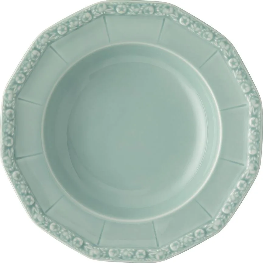 Тарелка глубокая Rosenthal Maria en Vogue Mint, фарфор, 23 см, зелёная