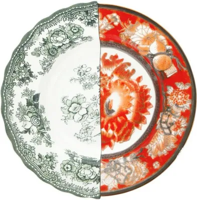 Тарелка глубокая Seletti Cecilia, костяной фарфор, 25,4 см, разноцветная
