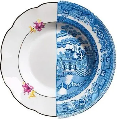 Тарелка глубокая Seletti Fillide, костяной фарфор, 25,4 см, разноцветная