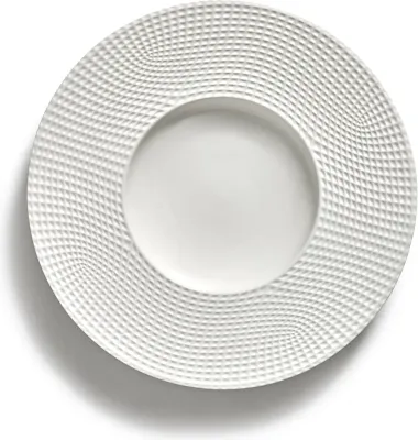 Набор глубоких тарелок Serax e Nido Wide Edge, 2 предмета, костяной фарфор, 28 см, белые