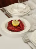 Набор тарелок для пасты Serax Silhouette, 4 предмета, фарфор, 22 см, белые — фото 6