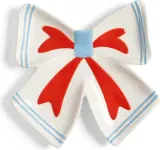 Тарелка закусочная &K Amsterdam Ribbon, доломит, 22 см, розовая — фото 1