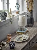 Тарелка сервировочная Bloomingville Dorreen, каменная керамика, овальная, 19,5 31 см, зелёная — фото 1
