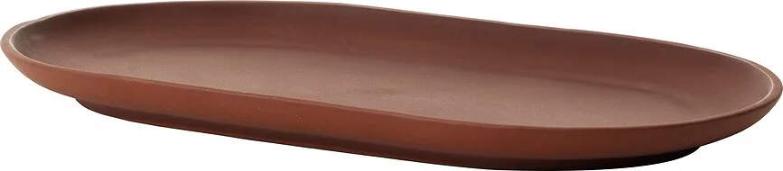 Тарелка закусочная Design House Stockholm Sand, каменная керамика, 20 см, красная