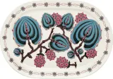 Блюдо сервировочное Iittala Taika Sato, овальное, фарфор, 28,5 48,9 см, белое — фото 2