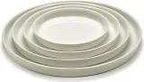Набор закусочных тарелок Serax Cena, 4 предмета, фарфор, 14 см, белые · арт. fabr B4021014 — фото 2