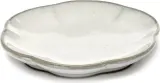 Набор закусочных тарелок serax inku ribbed, 4 предмета, каменная керамика, белые · арт. fabr B5120238W — фото 1