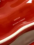 Набор сервировочных тарелок Serax Les Objets Mouleversants, 4 предмета, каменная керамика, овальные, 6 16 см, красные — фото 2