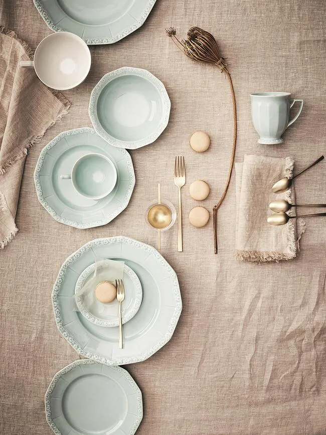 Тарелка обеденная Rosenthal Maria en Vogue Mint, фарфор, 27,7 см, зелёная