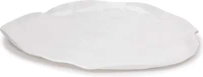 Набор обеденных тарелок Serax Perfect Imperfection Eb and Flood, 2 предмета, костяной фарфор, 34 см, белые
