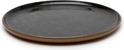 Набор обеденных тарелок serax surface, 4 предмета, каменная керамика, серые · арт. fabr B5116202B