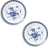 Набор закусочных тарелок &K Amsterdam Delftware, 2 предмета, костяной фарфор, 20 см, синие — фото 2