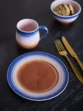 Набор закусочных тарелок Bloomingville Tatum, 4 предмета, каменная керамика, 20,5 см, разноцветные — фото 2