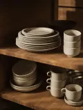 Тарелка закусочная Design House Stockholm Sand, каменная керамика, 26 см, бежевая — фото 5