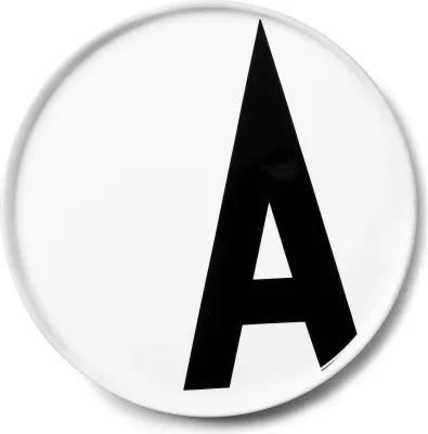 Тарелка обеденная Design Letters AJ, костяной фарфор, 20 см