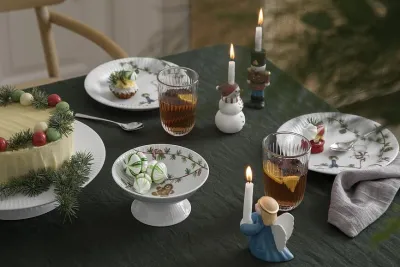 Тарелка закусочная K hler Hammersh i Christmas, фарфор, 22 см