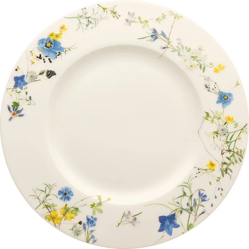 Тарелка закусочная Rosenthal Brillance Alpejski Ogr d, костяной фарфор, 23 см, белая