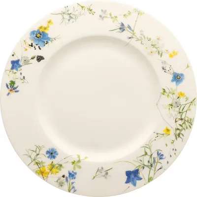 Тарелка закусочная Rosenthal Brillance Alpejski Ogr d, костяной фарфор, 23 см, белая