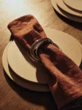 Набор десертных тарелок Ferm Living Sonae szaro-bia e, 2 предмета, каменная керамика, 22 см, серые — фото 3