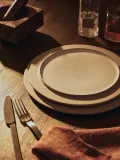 Набор десертных тарелок Ferm Living Sonae szaro-bia e, 2 предмета, каменная керамика, 22 см, серые — фото 6