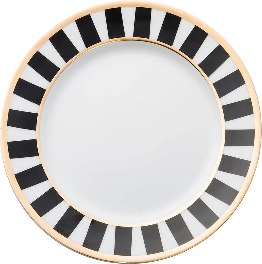 Набор десертных тарелок La Mania Home Stripes, 6 предметов, фарфор, 19 см