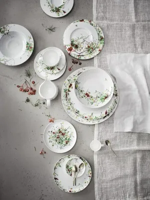 Тарелка десертная Rosenthal Brillance Tajemniczy Ogr d, костяной фарфор, 17,8 см, белая