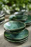 Набор десертных тарелок Serax Verde Lanza, 2 предмета, каменная керамика, 14,5 см, зелёные — фото 2