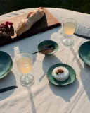 Набор десертных тарелок Serax Verde Lanza, 2 предмета, каменная керамика, 14,5 см, зелёные — фото 4