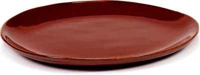 Тарелка десертная Serax La M re, каменная керамика, 18 см, красная