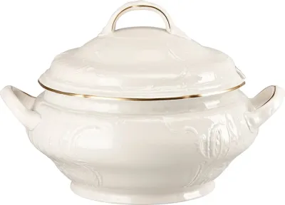 Супница Rosenthal Sanssouci Elf Gold, 3,9 л, фарфор, золотистая