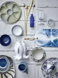 Доска разделочная Bloomingville Aiden, прямоугольная, каменная керамика, 35 20 см, синяя — фото 1