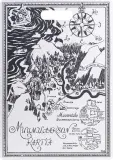 Доска разделочная Muurla Muminki The Map, прямоугольная, дерево, 43 30 см — фото 1