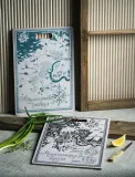Доска разделочная Muurla Muminki The Map, прямоугольная, дерево, 43 30 см — фото 3