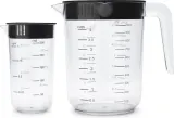 Набор мерных ёмкостей Brabantia Tasty+, 2 предмета, пищевой пластик, прозрачный — фото 7