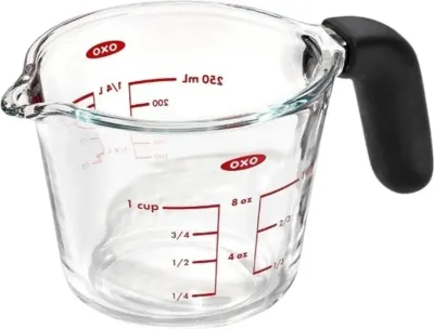 Мерная ёмкость Oxo Good Grips, силикон, 250 мл, прозрачная