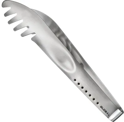 Щипцы кухонные Global, нержавеющая сталь, 23 см, серебристые · арт. fabr GS-67
