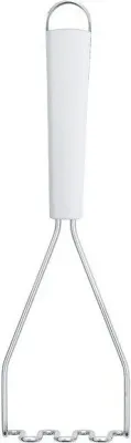 Толкушка Brabantia Tluczek do ziemniakow Essential, нержавеющая сталь, 26,3 см, белая