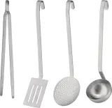 Набор кухонных принадлежностей Alessi Convivio, 4 предмета, нержавеющая сталь, серебристый — фото 1