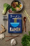 Набор кухонных принадлежностей Printworks Ramen, 5 предметов, дерево, синий — фото 5