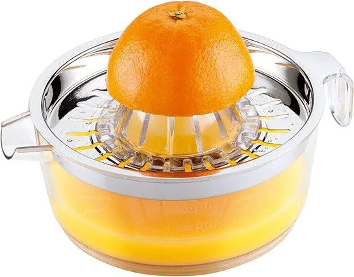 Ручная соковыжималка Moha Citrus, нержавеющая сталь, прозрачная