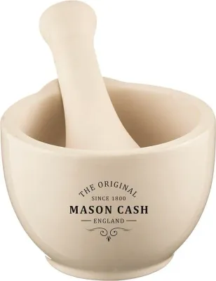 Ступка с пестиком Mason Cash Heritage, керамика, бежевая