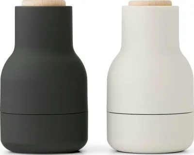 Набор мельниц для специй Audo Copenhagen Bottle, 2 шт., керамика, чёрная