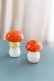 Солонка и перечница K Amsterdam Mushroom, фарфор, разноцветная — фото 2