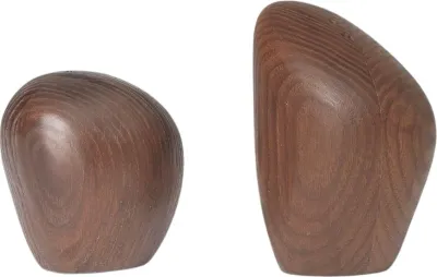 Набор для специй Ferm Living Cairn, 2 шт., дерево, коричневая