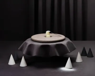 Солонка tre Cone, фарфор