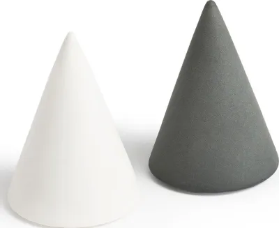 Солонка и перечница tre Cone, фарфор